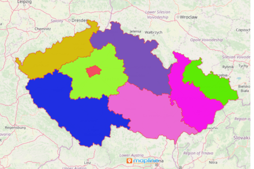 Czech Republic Oblasts