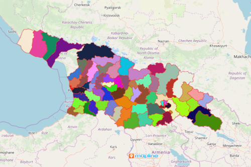 Georgia Municipality Map