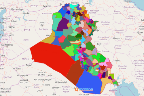 Map Iraq Districts 