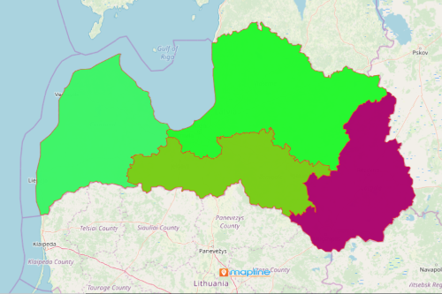 Mapping Cultural Regions of Latvia