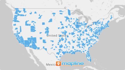 Create A US MSA Map (Metropolitan Statistical Areas)