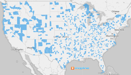 U.S. Micropolitan Statistical Areas - Mapline