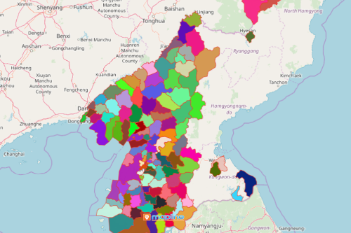 Mapping Counties of North Korea