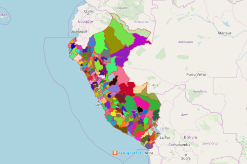 Peru Province Map