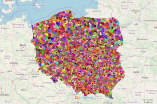 Poland Municipality Map