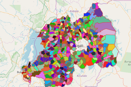 Rwanda Sector Map