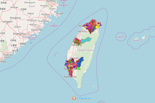 Taiwan District Map