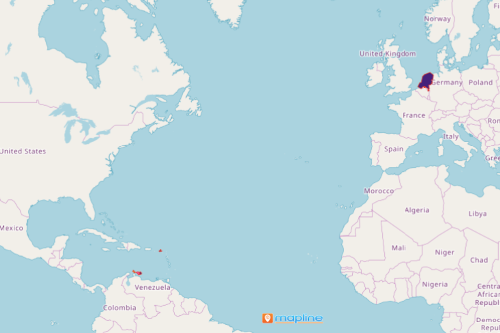 The Netherlands Country Map