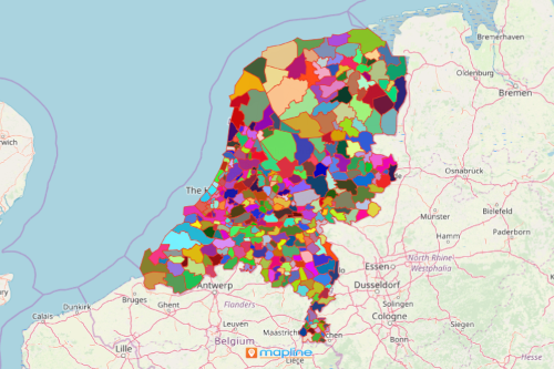 Mapping The Netherlands Municipalities