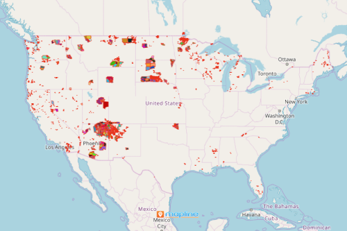 Mapping Tribal Block Groups in the US