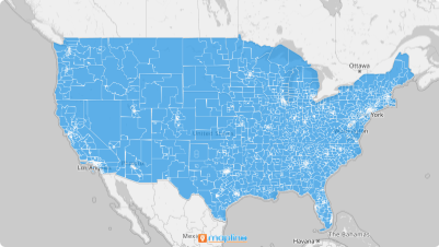 Map of U.S. PUMA