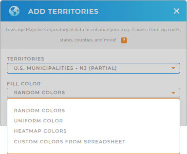 Color Styles for US Municipalities 