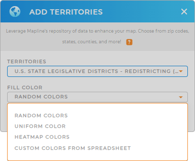 Color Styles for US State Legislative Districts