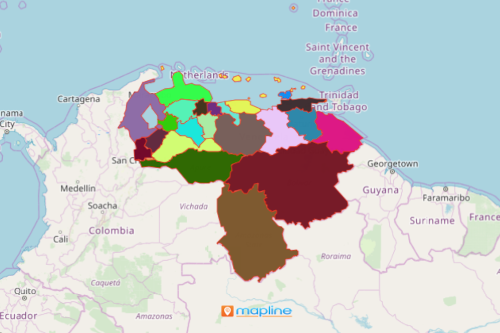 Venezuela States 500x333 2 