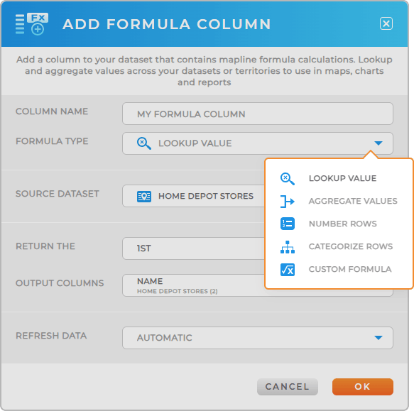 Screenshot of the coverage circle lightbox, with the Fill section highlighted.