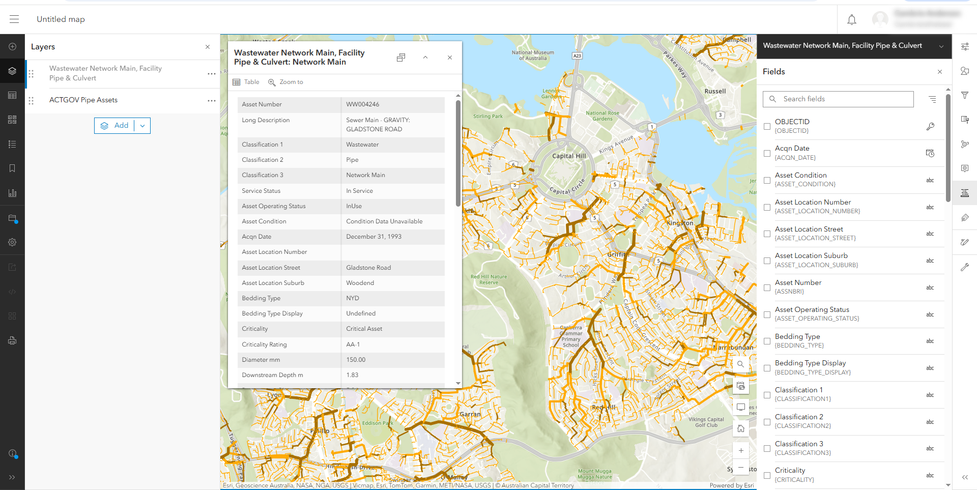Arcgis and Esri Map