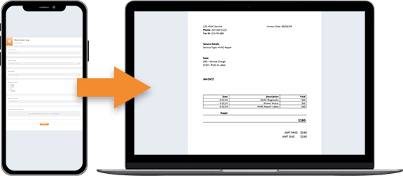 Auto-send customer receipts after any service job