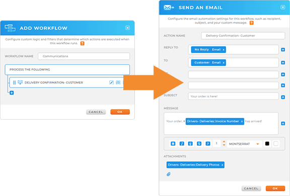 Automate your delivery communications