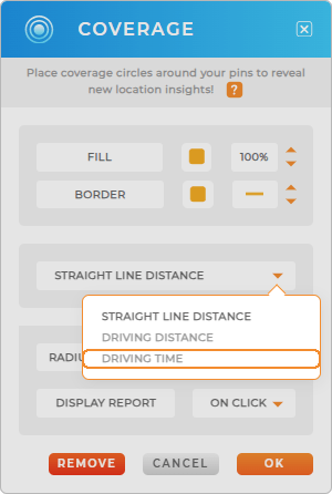 Add drive time polygons to your Mapline maps