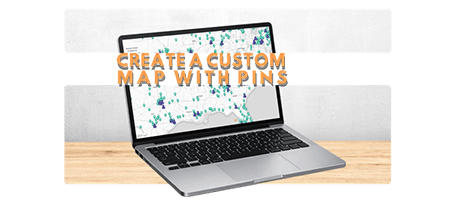 Create custom map with pins