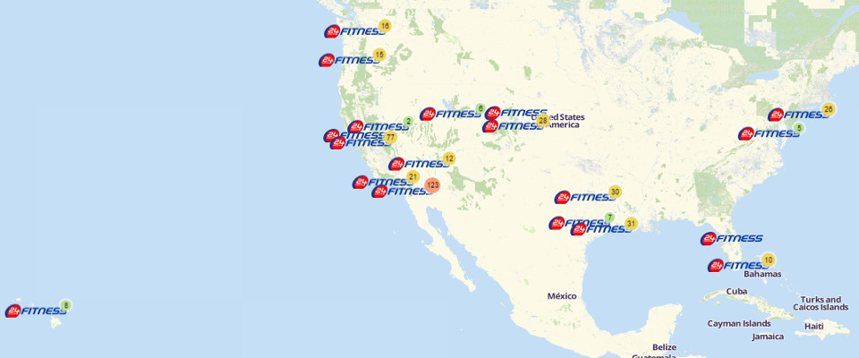 anytime fitness location map