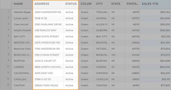 Configure your delivery dataset to include key information