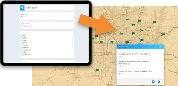 Monitor delivery status in real-time