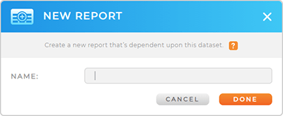 screenshot of the new report lightbox in Mapline