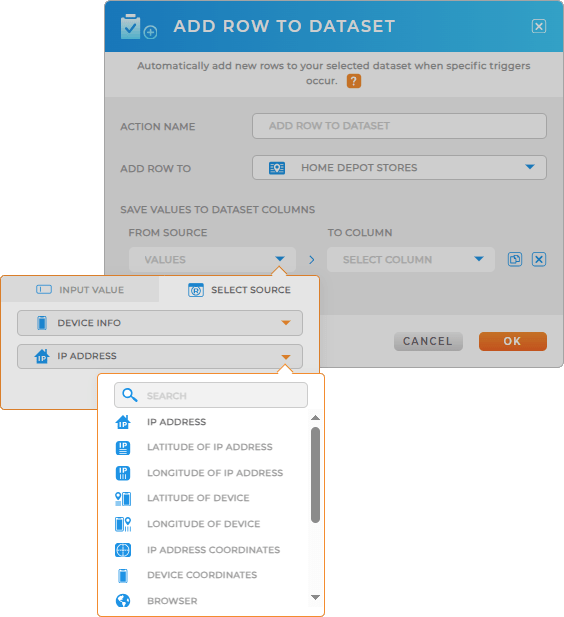 Device info types: Workflows