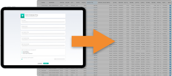 Digital lead capture for event success