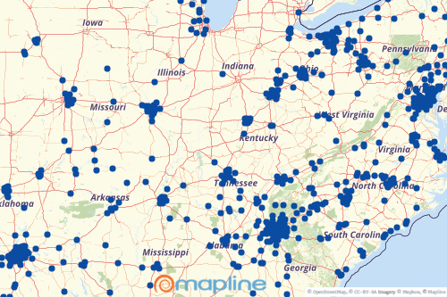 dot density map