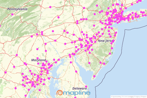 dot density map