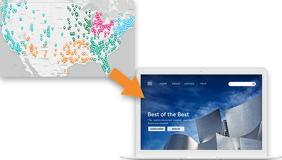 Embed maps from Mapline
