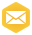 Yellow Email and Text Logo