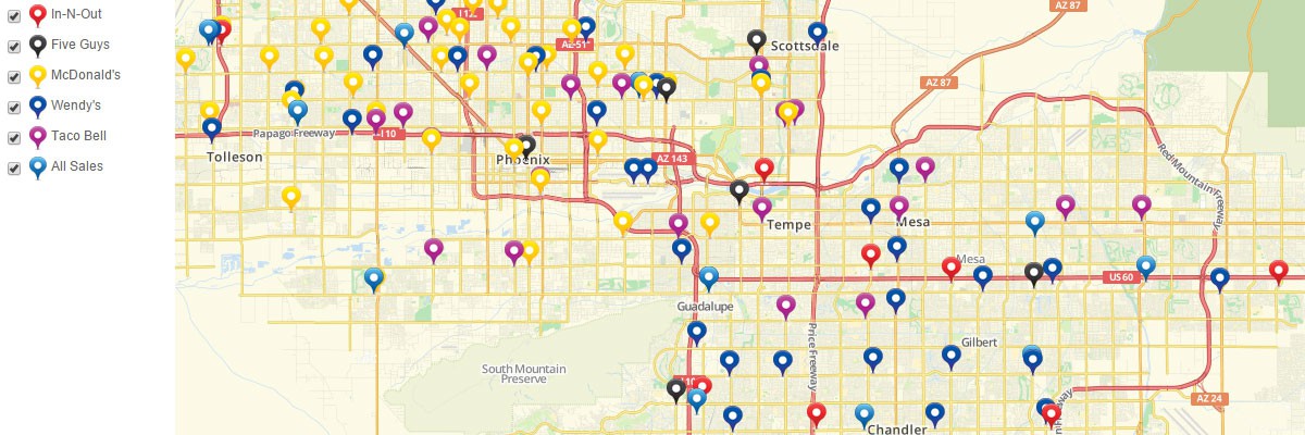 Customize Map Pin Icons With Mapline Create Colored Pins For Map