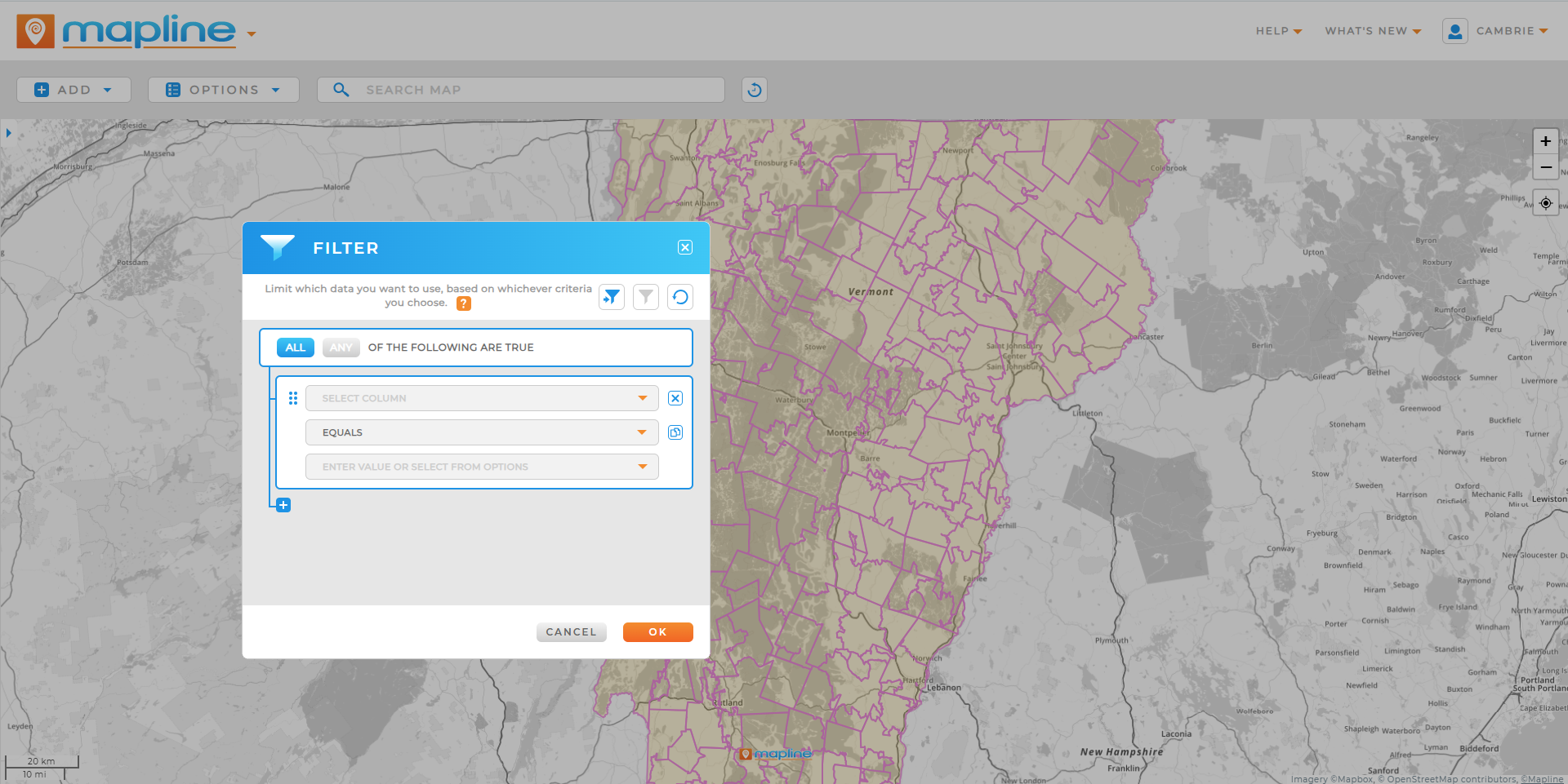 Zip Code Filters