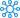 Hub-spoke feature-grid mini-icon
