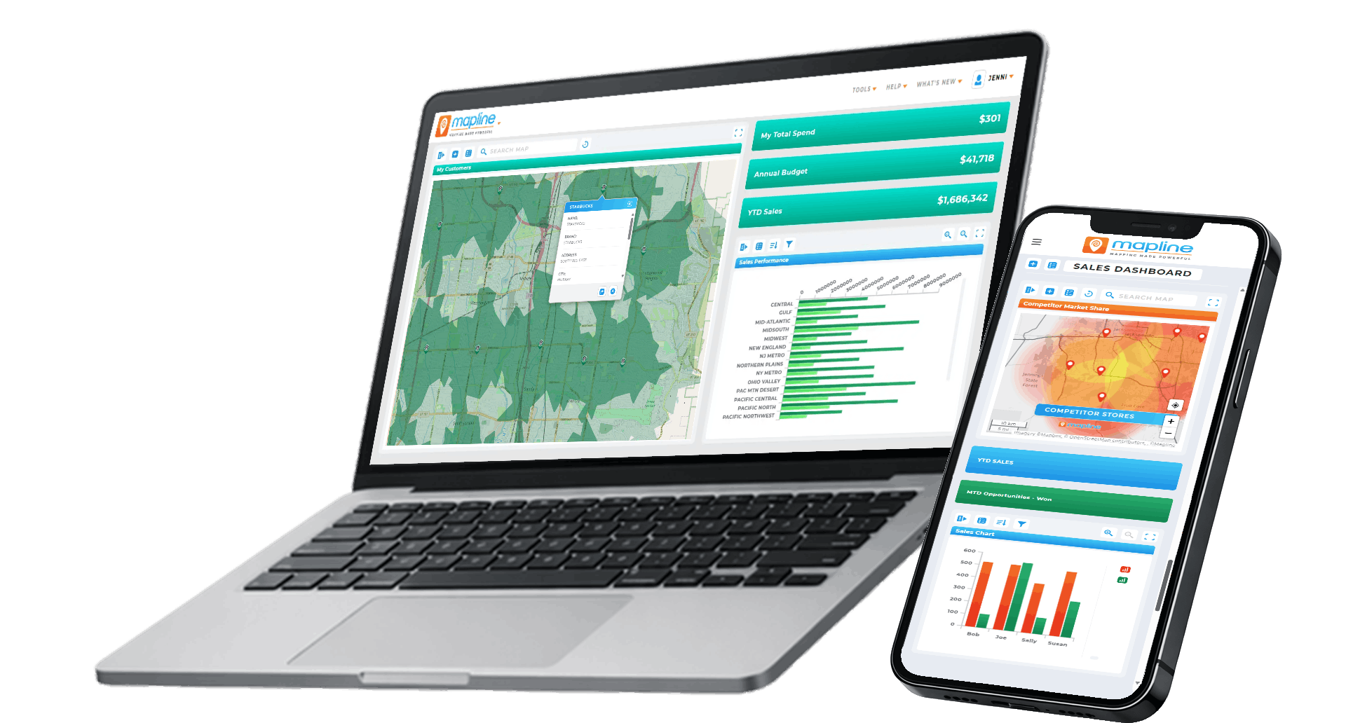 Identify accessible customer markets with drive time analysis