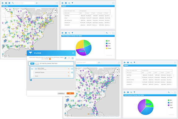 Leverage Mapline's interactive analytics tools