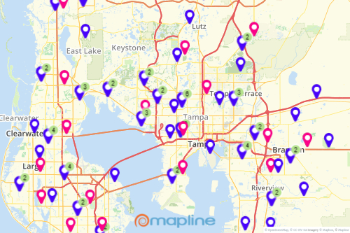 Map Locations & Addresses from Excel, Plot Addresses from Spreadsheet