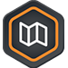 Orange map icon