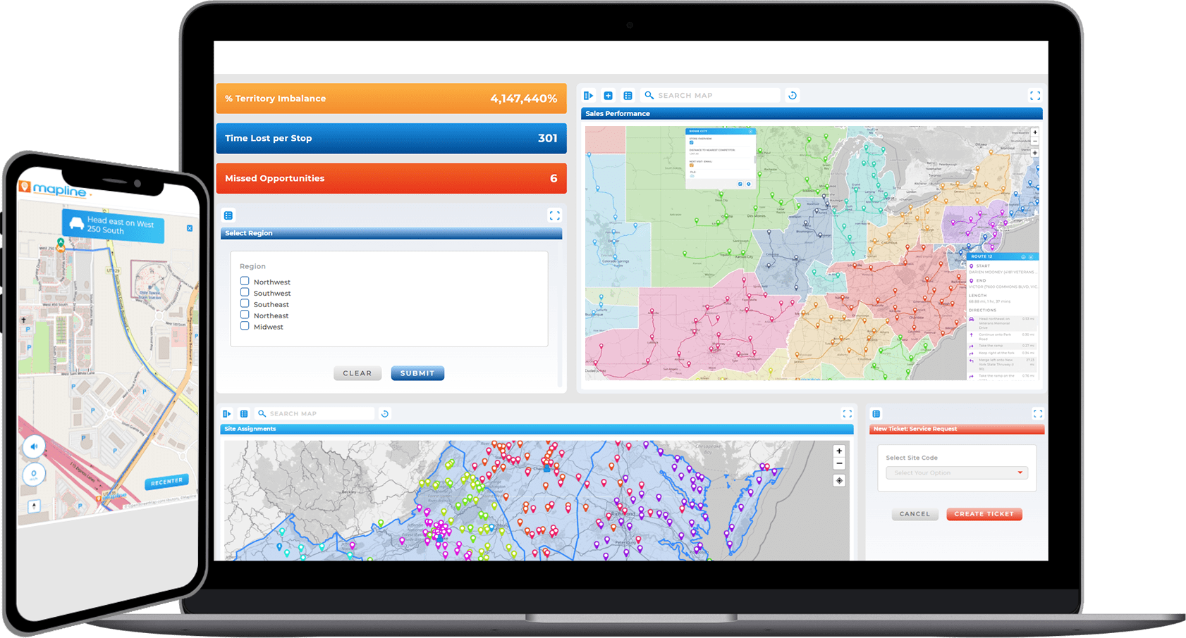 Mapline Geo Routing advanced routing solutions for enterprises