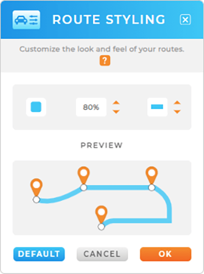 Screenshot of the coverage circle lightbox, with the Fill section highlighted.