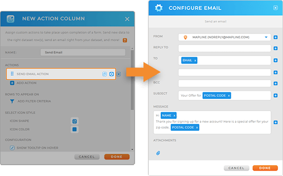 Send location-based messages to your audience based on regional dynamics