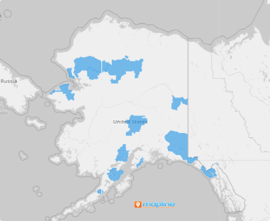 Map of U.S. National Parks