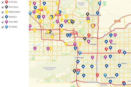 Plot Locations on a Map , How to Pin Locations on a Map