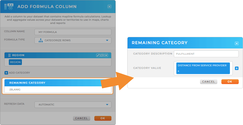 Add additional category criteria for further customization