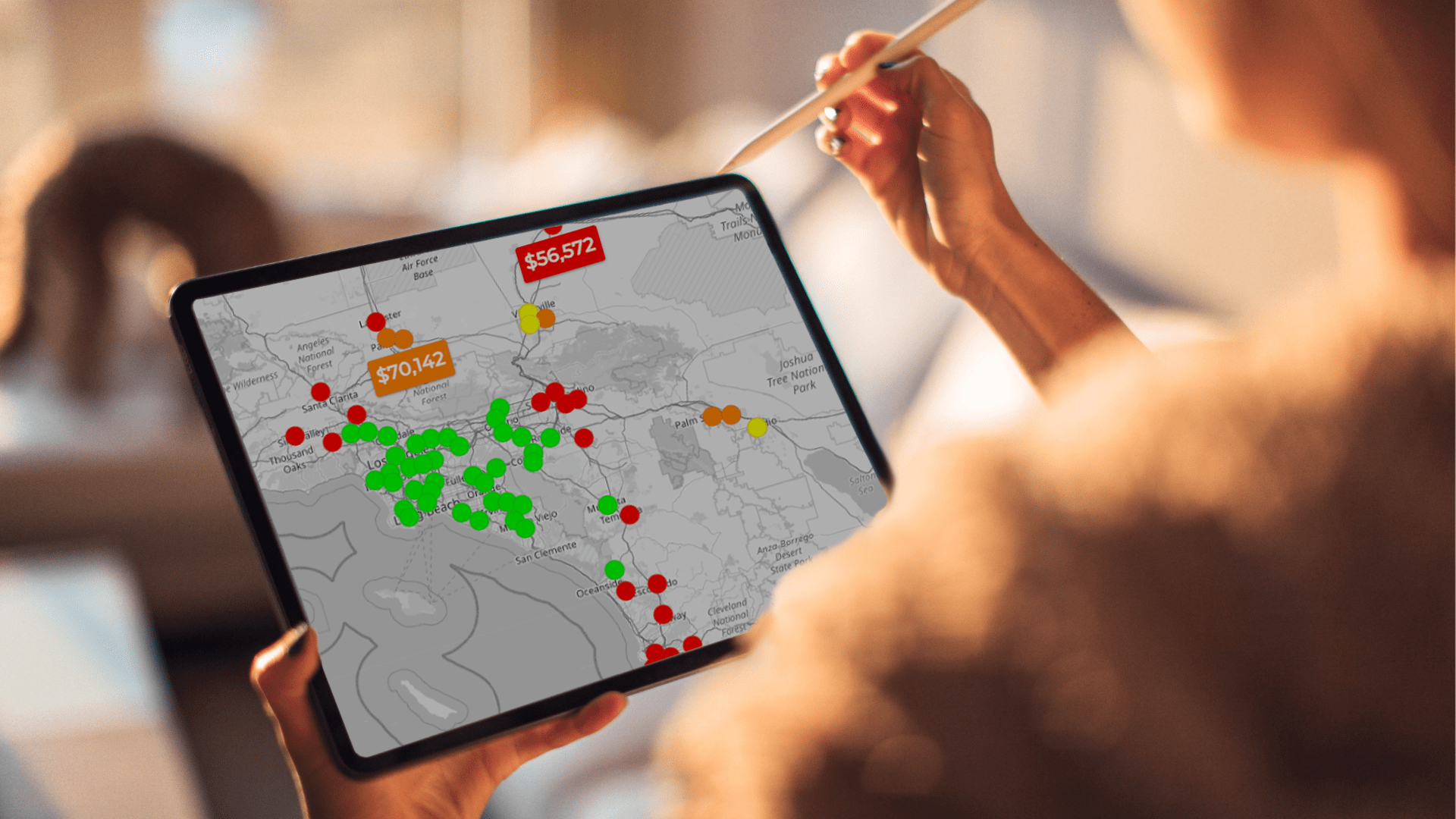Pinpoint customer hotspots and ideal market expansion areas with Mapline
