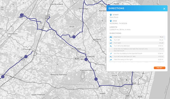 best route planning software