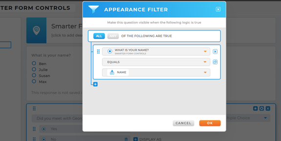 Form Visibility Controls